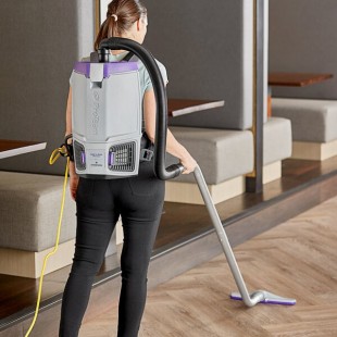 ProTeam GoFit® 6 PLUS 107706 6 Qt. Backpack Vacuum with 107098 Xover Multi-Surface 2-Piece Wand Kit - 120V ProTeam GoFit® 6 PLUS 107706 6 Qt. Backpack Vacuum with 107098 Xover Multi-Surface 2-Piece Wand Kit - 120V
