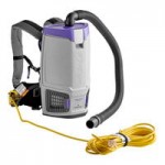 ProTeam GoFit® 6 PLUS 107706 6 Qt. Backpack Vacuum with 107098 Xover Multi-Surface 2-Piece Wand Kit - 120V ProTeam GoFit® 6 PLUS 107706 6 Qt. Backpack Vacuum with 107098 Xover Multi-Surface 2-Piece Wand Kit - 120V