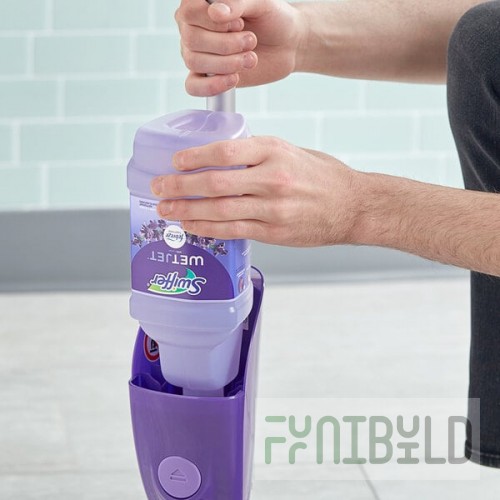 Swiffer® WetJet 77811 Multi-Surface Cleaner Solution Refill with Febreze Lavender & Vanilla Comfort Scent 1.25 Liter