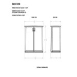 Suncast 97 Gallon Cool Gray Outdoor Patio Storage Cabinet BMOC4100CG