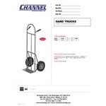 Channel 550 lb. Steel Hand Truck with Dual Pin Handle RHTDP8 Channel 550 lb. Steel Hand Truck with Dual Pin Handle RHTDP8