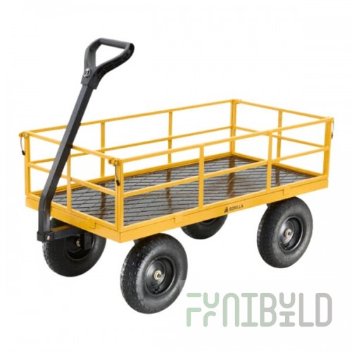 Gorilla GOR-1201B-2 1,200 lb. Heavy-Duty Steel Utility Cart