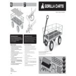 Gorilla GOR-1201B-2 1,200 lb. Heavy-Duty Steel Utility Cart Gorilla GOR-1201B-2 1,200 lb. Heavy-Duty Steel Utility Cart