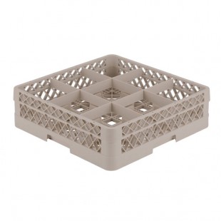 Vollrath TR13F Traex® Full-Size Beige 9-Compartment 2 1/16