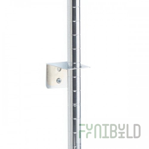 Metro SBCS Super Erecta Stainless Steel Post-Type Wall Mount Replacement Intermediate Bracket