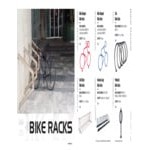 Paris Furnishings 5' Powder Coated Surface Mount Grid Style Bike Rack Paris Furnishings 5' Powder Coated Surface Mount Grid Style Bike Rack