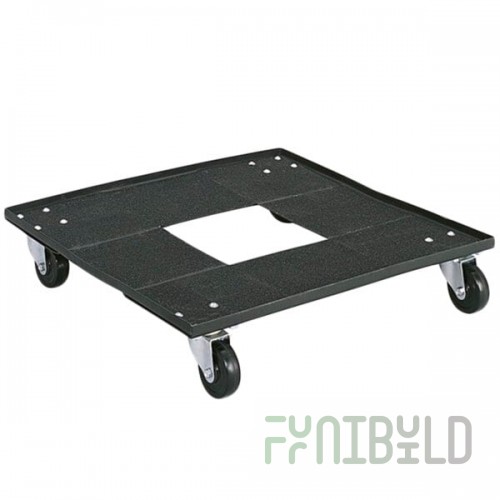 Safco 4188 Black Stacking Chair Cart