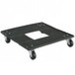 Safco 4188 Black Stacking Chair Cart