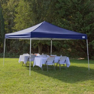 Caravan Canopy 21208100060 M-Series Pro 2 12' x 12' Navy Straight Leg Instant Canopy