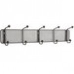 Safco 6403BL Onyx Steel Mesh Five-Peg Coat Hook / Wall Rack Safco 6403BL Onyx Steel Mesh Five-Peg Coat Hook / Wall Rack