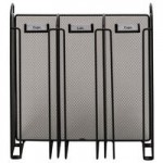 Safco 6403BL Onyx Steel Mesh Five-Peg Coat Hook / Wall Rack Safco 6403BL Onyx Steel Mesh Five-Peg Coat Hook / Wall Rack