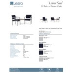 Lesro Lenox Steel Open House Navy Fabric Two Guest Arm Chairs with Sarum Twill Laminate Connecting Corner Table Lesro Lenox Steel Open House Navy Fabric Two Guest Arm Chairs with Sarum Twill Laminate Connecting Corner Table
