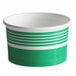 Choice 12 oz. Green Paper Frozen Yogurt / Food Cup - 1,000/Case