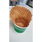 Choice 12 oz. Green Paper Frozen Yogurt / Food Cup - 1,000/Case