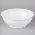 Fineline ReForm 80 oz. Black Tall Microwavable Plastic Catering Bowl - 25/Case