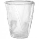 Fineline ReForm 80 oz. Black Tall Microwavable Plastic Catering Bowl - 25/Case