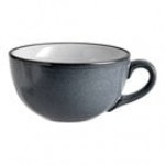 Acopa Embers 10 oz. Hickory Brown Matte Stoneware Cup - Sample