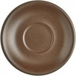 Acopa Embers 10 oz. Hickory Brown Matte Stoneware Cup - Sample