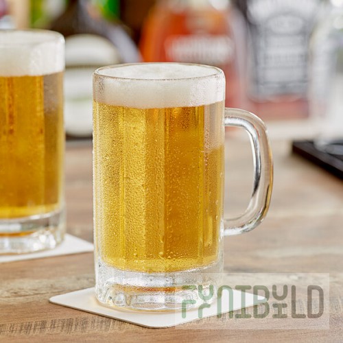 Acopa 14 oz. Paneled Beer Mug - Sample