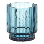 Acopa Lore 10 oz. Blue Rocks / Old Fashioned Glass - Sample