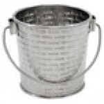TableCraft GTSS33 Brickhouse 9 oz. Round Stainless Steel Serving Pail TableCraft GTSS33 Brickhouse 9 oz. Round Stainless Steel Serving Pail