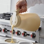 Vollrath 4864-18 Dripcut® 64 oz. Polyethylene Server with Almond Top Vollrath 4864-18 Dripcut® 64 oz. Polyethylene Server with Almond Top