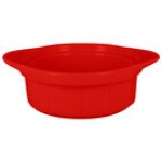 RAK Porcelain Chef's Fusion 10.2 oz. Volcano Porcelain Ramekin with Grooves - 12/Case