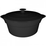 RAK Porcelain Chef's Fusion 10.2 oz. Volcano Porcelain Ramekin with Grooves - 12/Case