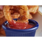 Acopa 1.5 oz. Blue Fluted Melamine Ramekin - 12/Case Acopa 1.5 oz. Blue Fluted Melamine Ramekin - 12/Case