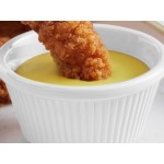 Acopa 4 oz. White Fluted Melamine Ramekin - 12/Case Acopa 4 oz. White Fluted Melamine Ramekin - 12/Case