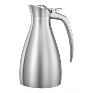 Service Ideas Altus 20 oz. Stainless Steel Insulated Coffee Carafe / Server ALTU06BS