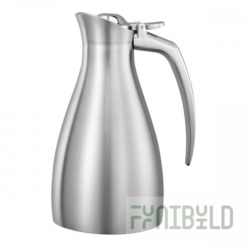 Service Ideas Altus 20 oz. Stainless Steel Insulated Coffee Carafe / Server ALTU06BS