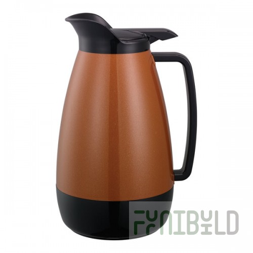 Service Ideas Thermo-Serv 67.6 oz. Copper ABS Plastic Insulated Coffee Carafe / Server with Flip-Top Lid TS411CB