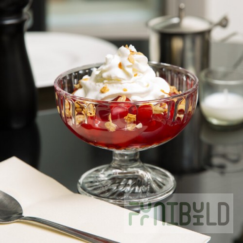 Arcoroc 43121 Swirl Optic 12 oz. Dessert Dish by Arc Cardinal - 24/Case
