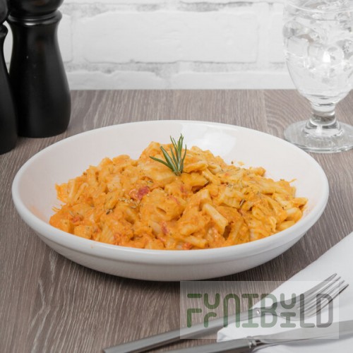Libbey 951250253 Flint 41 oz. Ivory (American White) Porcelain Shallow Pasta Bowl - 12/Case