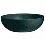 G.E.T. Enterprises BRD18-MOD-G Bugambilia 15.9 Qt. Smooth MOD Finish Gray Granite Resin-Coated Aluminum Extra Large Deep Round Bowl