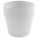 Bon Chef 2307 2.5 Qt. White Sandstone Finish Cast Aluminum Trellis Bowl