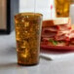 GET 6612-1-A 12 oz. Amber Customizable SAN Plastic Pebbled Tumbler - 72/Case GET 6612-1-A 12 oz. Amber Customizable SAN Plastic Pebbled Tumbler - 72/Case