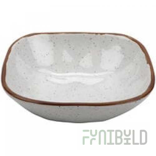 GET SB-14-FM French Mill 14 oz. Square Melamine Bowl - 24/Case