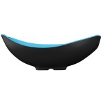 GET ML-220-BL/BK Brasilia 4 Qt. Blue and Black Flare Melamine Bowl - 3/Case GET ML-220-BL/BK Brasilia 4 Qt. Blue and Black Flare Melamine Bowl - 3/Case