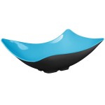 GET ML-220-BL/BK Brasilia 4 Qt. Blue and Black Flare Melamine Bowl - 3/Case GET ML-220-BL/BK Brasilia 4 Qt. Blue and Black Flare Melamine Bowl - 3/Case