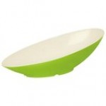 GET B-798-ST Keywest 2.5 Qt. Sunset Oval Slanted Melamine Bowl - 6/Case