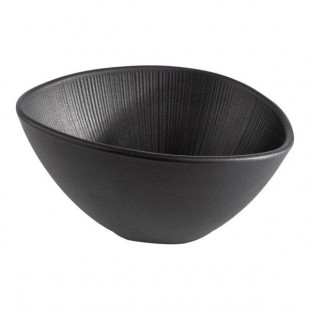 APS Nero 16.9 oz. Organic Melamine Bowl - 6/Case APS Nero 16.9 oz. Organic Melamine Bowl - 6/Case