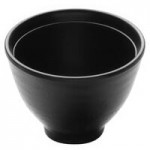 Elite Global Solutions JW1107 Zen 1.1 Qt. Black Bowl - 6/Case