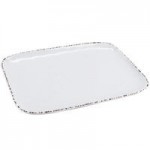 GET SB-5-UM Urban Mill 5 oz. Glazed Irregular Square Melamine Bowl - 48/Case