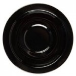 GET B-790 Black Elegance 1.9 Qt. Black Slanted Melamine Bowl