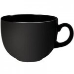 GET B-790 Black Elegance 1.9 Qt. Black Slanted Melamine Bowl