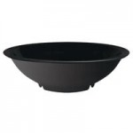 GET B-790 Black Elegance 1.9 Qt. Black Slanted Melamine Bowl
