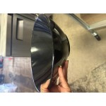 GET B-790 Black Elegance 1.9 Qt. Black Slanted Melamine Bowl