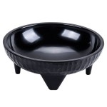 GET MOJ-803-BK Viva Mexico Melamine 26 oz. Molcajete Bowl - 12/Pack